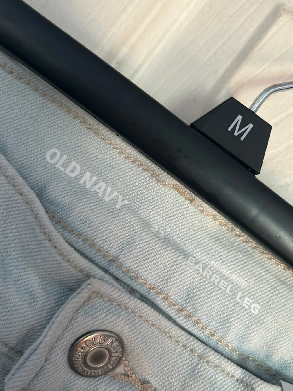 NWT Old Navy high rise baggy barrel leg ankle jeans size 22 - Picture 5 of 7